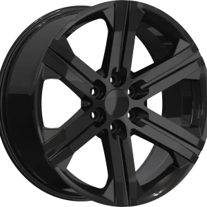 YKW Replicas – GR2 – Black – 22″x9″ 24mm – All weather Wheels – RW150048